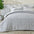 Patina Vie Maison Quilts & Comforters King / Grey Dawn 100% Cotton Puckered 3 Pc Reversible Comforter Set with Shams