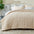 Patina Vie Maison Quilts & Comforters King / Sand 100% Cotton Puckered 3 Pc Reversible Comforter Set with Shams