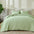 Patina Vie Maison Quilts & Comforters Full / Queen / Green - Scroll 100% Cotton Quilt Set with Boho Stitched Detail