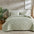 Patina Vie Maison Quilts & Comforters Full / Queen / Green Floral Boho Floral Inspired Reversible Quilt Set with Shams