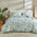 Patina Vie Maison Quilts & Comforters Full / Queen / Blue Coral Coastal Inspired Reversible Quilt Set with Shams