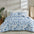 Patina Vie Maison Quilts & Comforters Full / Queen / Navy Coral Coastal Inspired Reversible Quilt Set with Shams