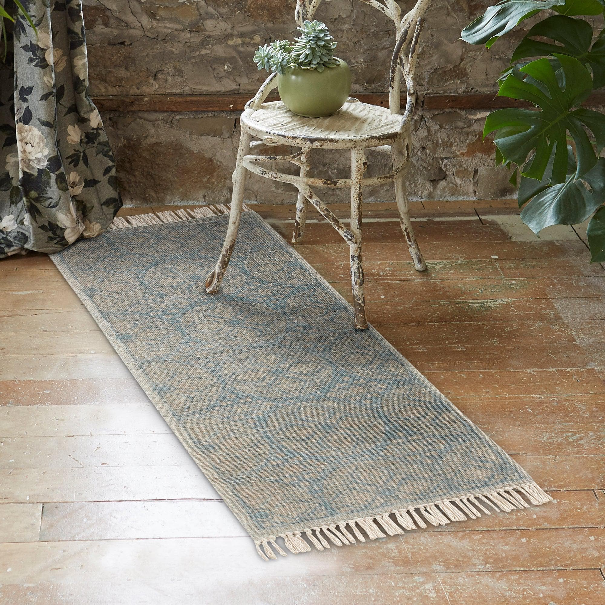 Patina Vie Maison Rugs Hand Tufted Boho Accent Rug with Tassels