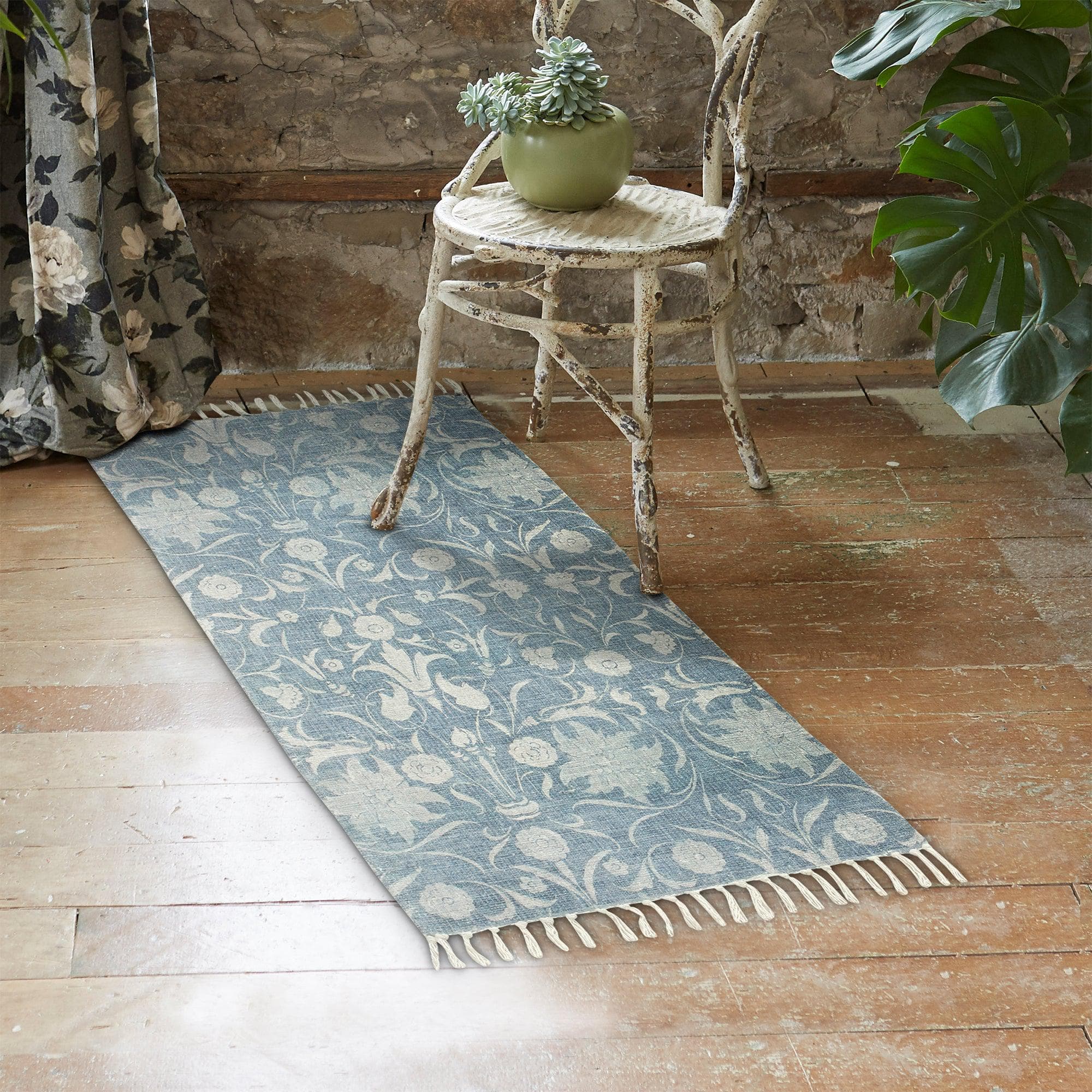 Patina Vie Maison Rugs Hand Tufted Boho Accent Rug with Tassels