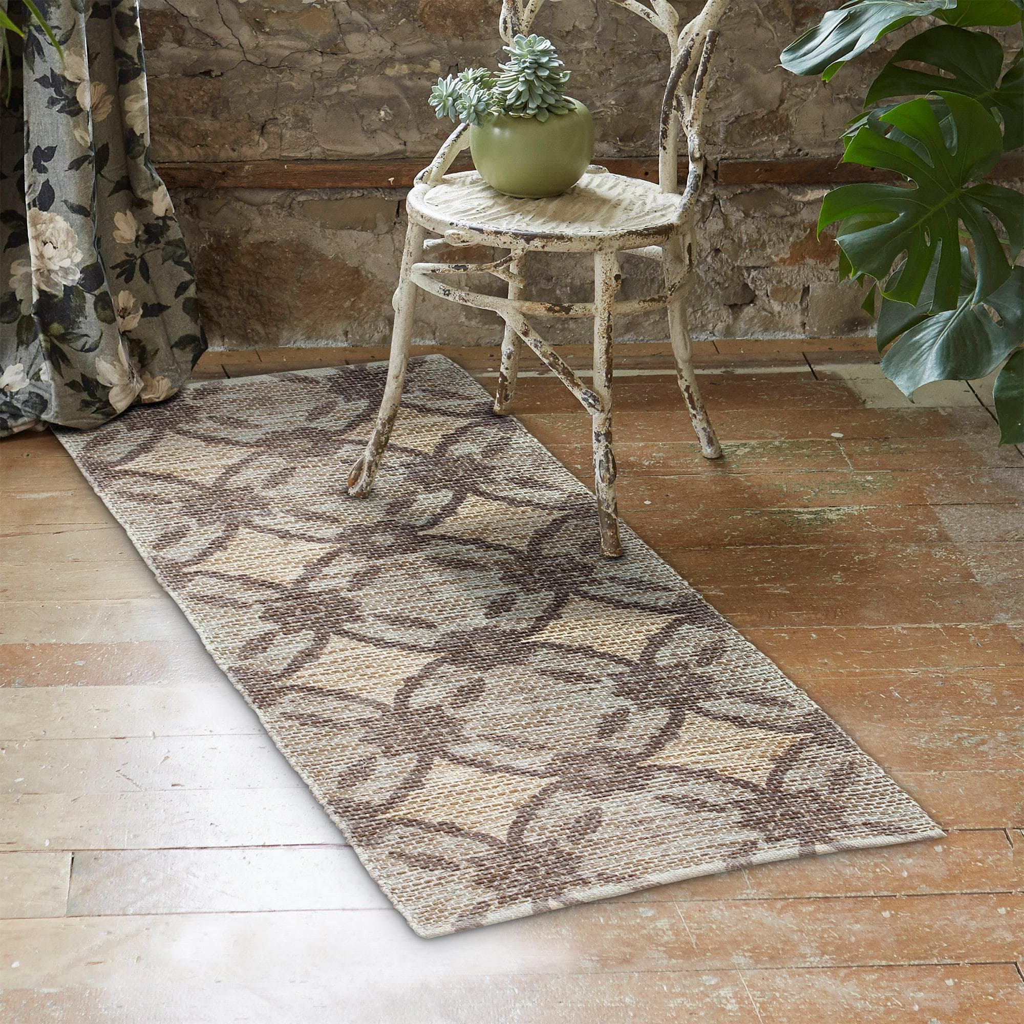 Patina Vie Maison Rugs Hand Tufted Cotton/Jute Flatweave Boho Rug