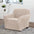 Great Bay Home silver cloud velvet plush armchair slipcover