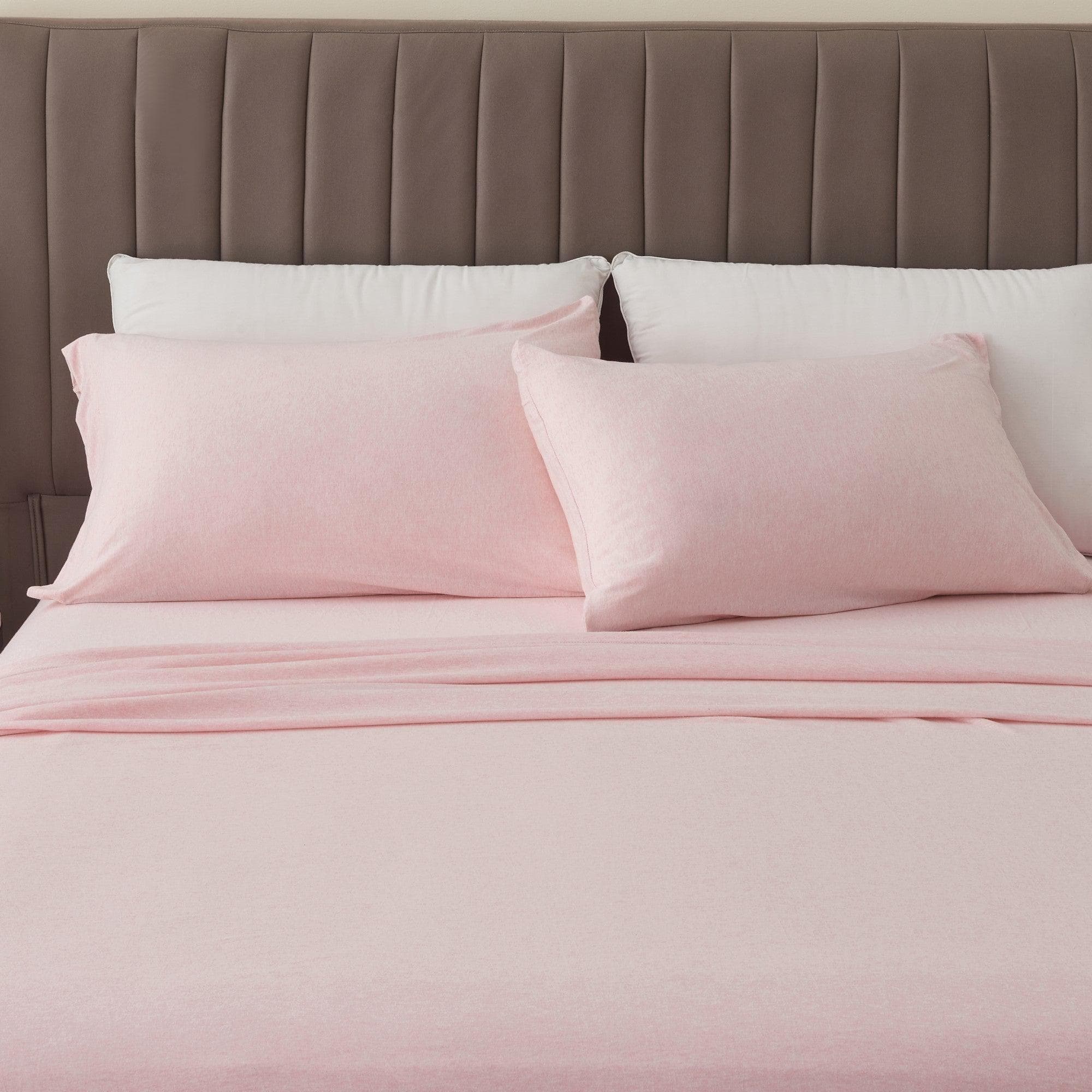 Cotton Jersey Bed Sheet Set | Carmen Collection by Great Bay Home (10 Colors Available)