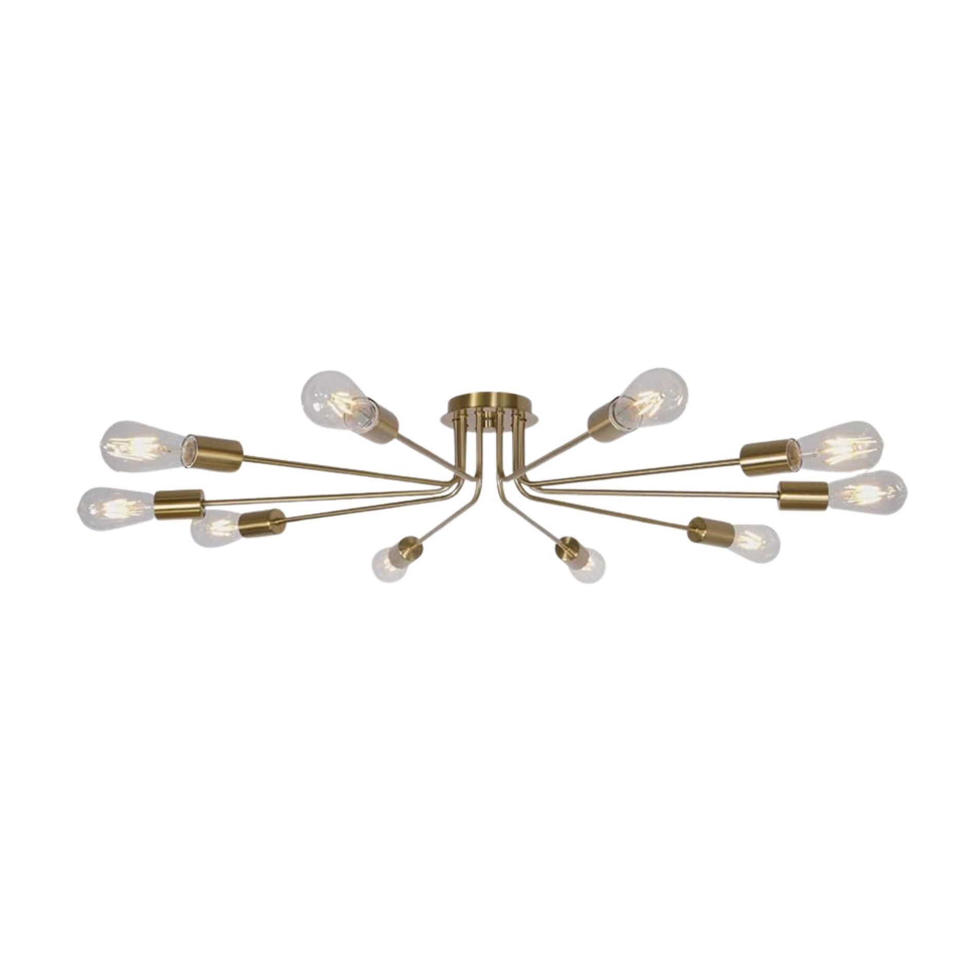 TM-HOME-10-Light-Chandelier-Brushed-Gold-Ceiling-Light-Semi-Flush-Mount-Light-Ceiling-Lamp-Lamps