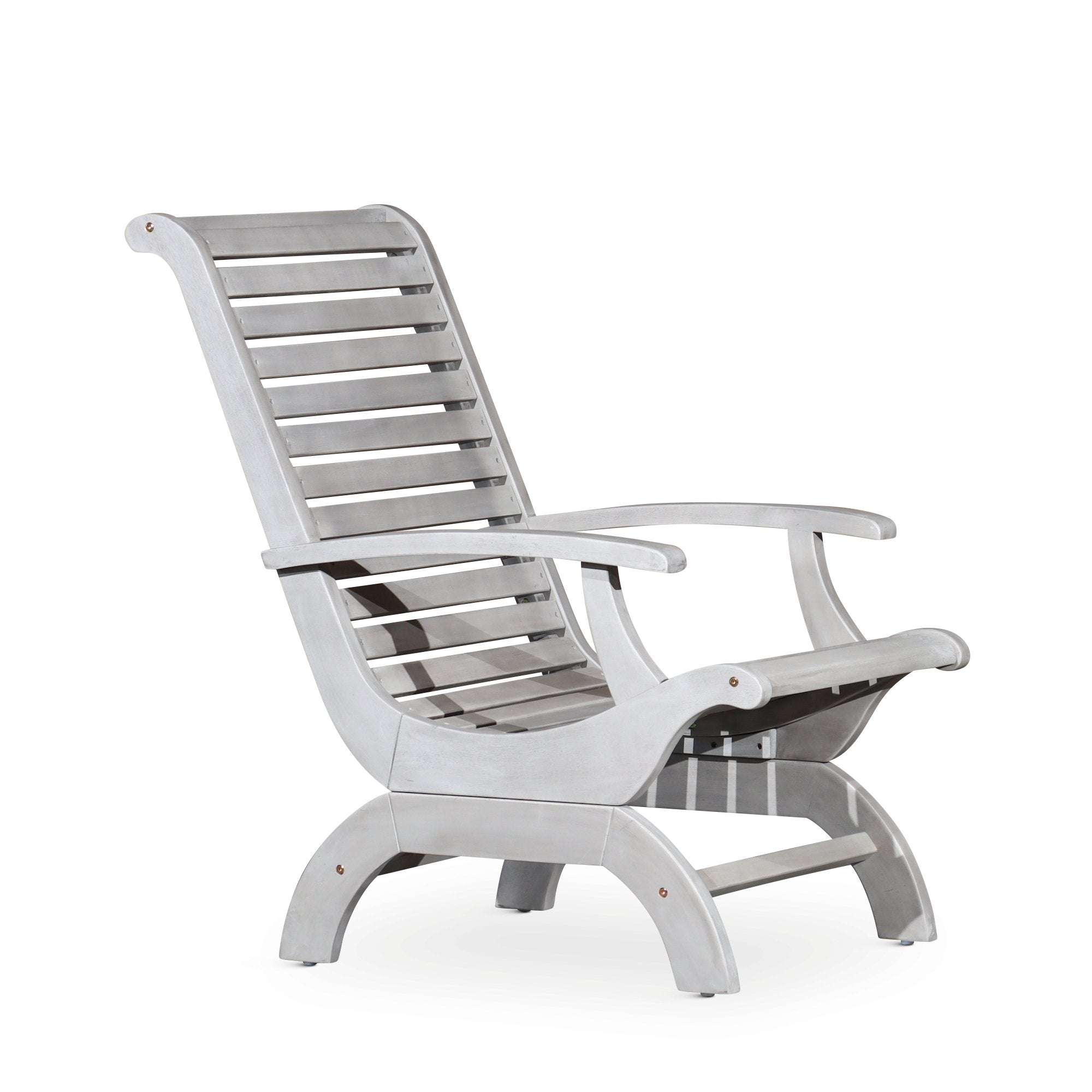 Outdoor Plantation Chair, Silver Gray - Tuesday Morning-Chairs & Seating